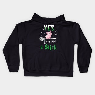 Cute Pig Witch Design. Kids Hoodie